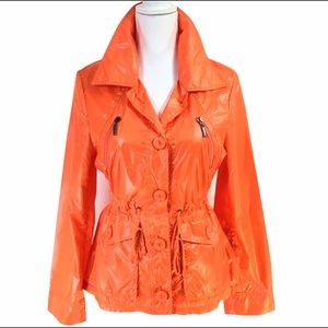 Orange Anorak Jacket NWOT
